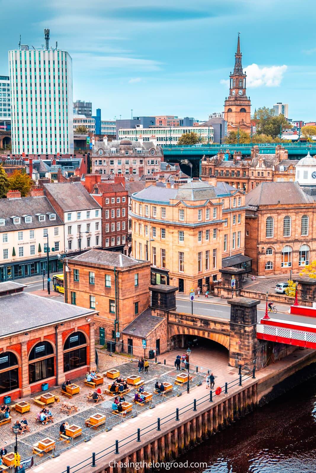 Newcastle quayside view