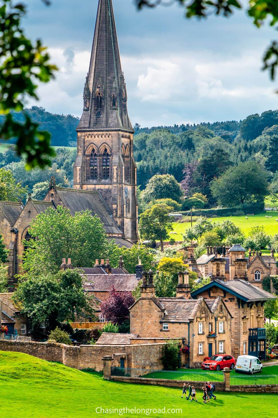 Edensor village peak district