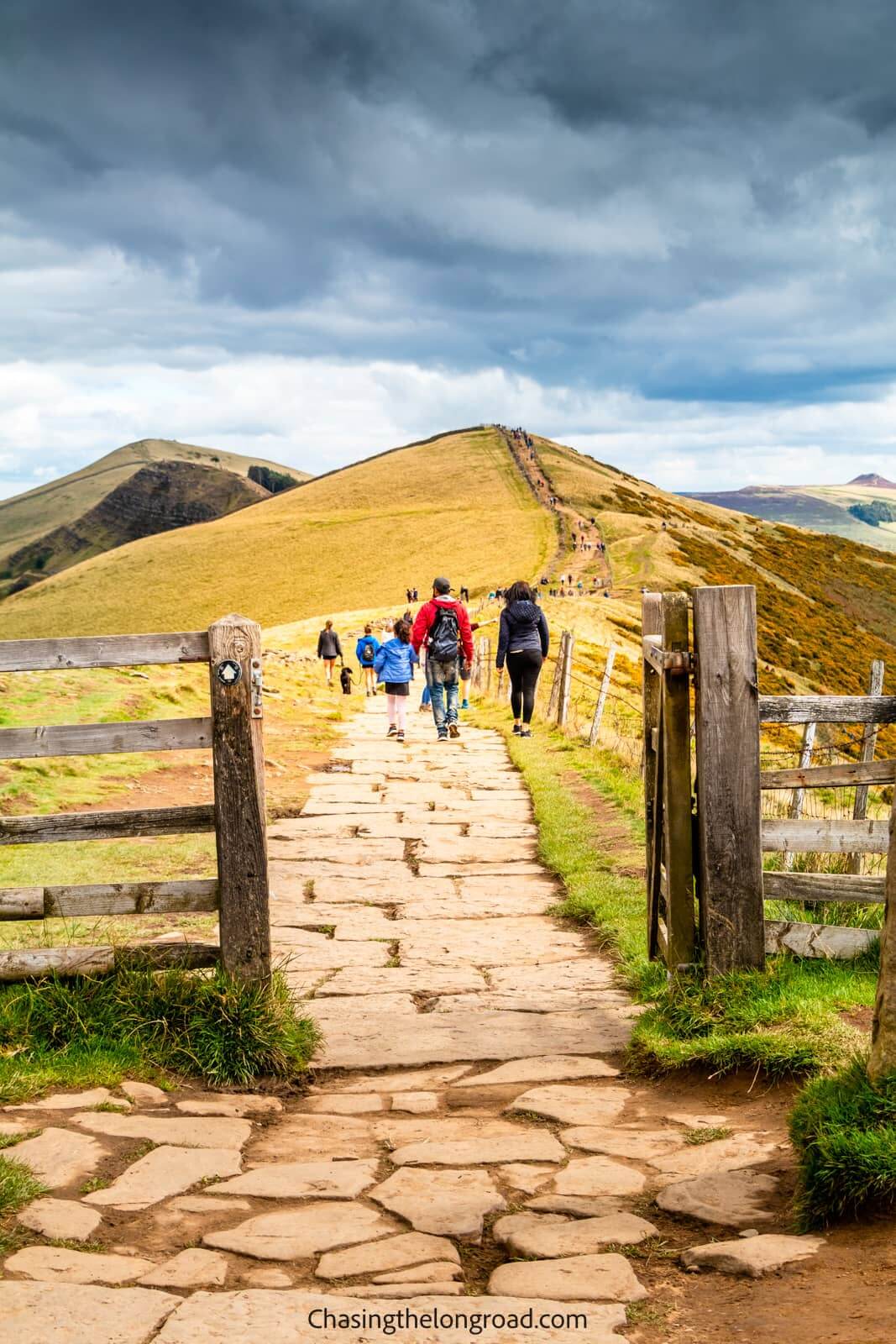 Mam Tor ridge Peak District