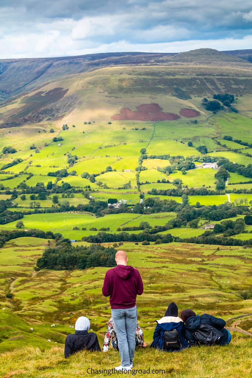 view from mam tor