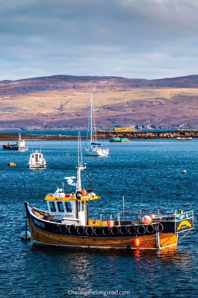 Portree harbour boat