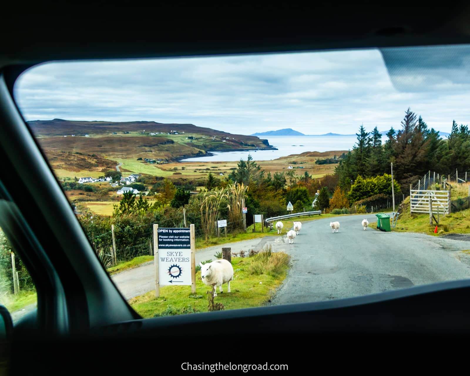 scenic roads in Isle of Skye