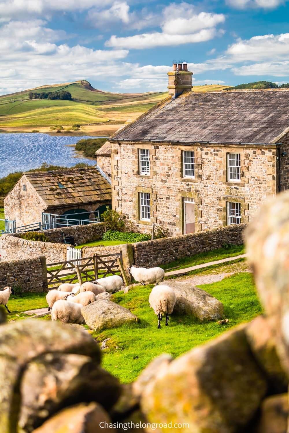 countryside view from hadrians wall