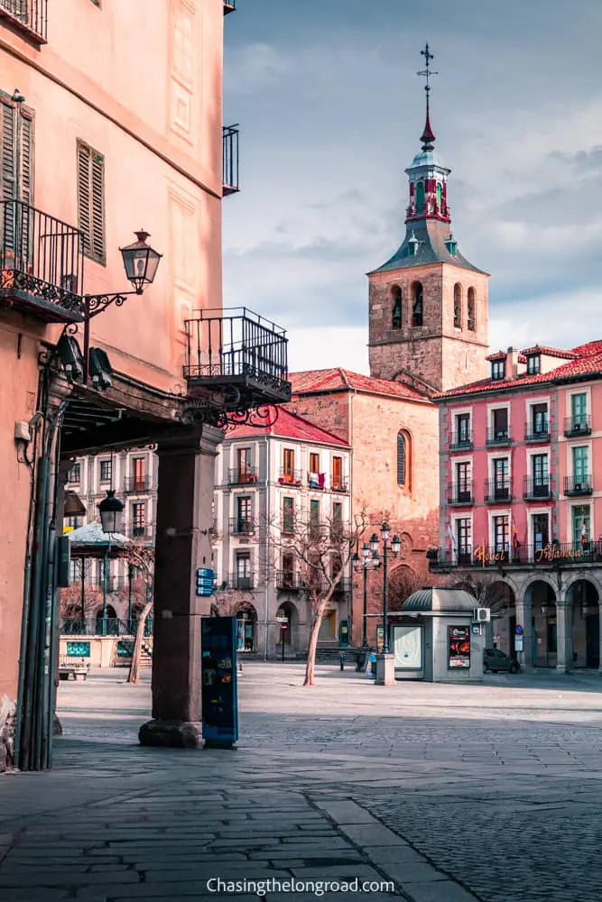 plaza mayor square Segovia