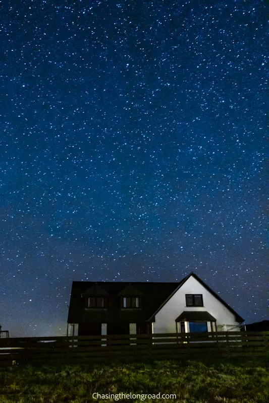 Stargazing on Isle of Skye