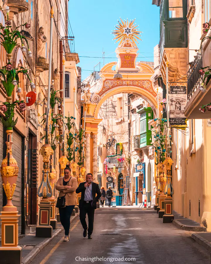 streets of Rabat Malta