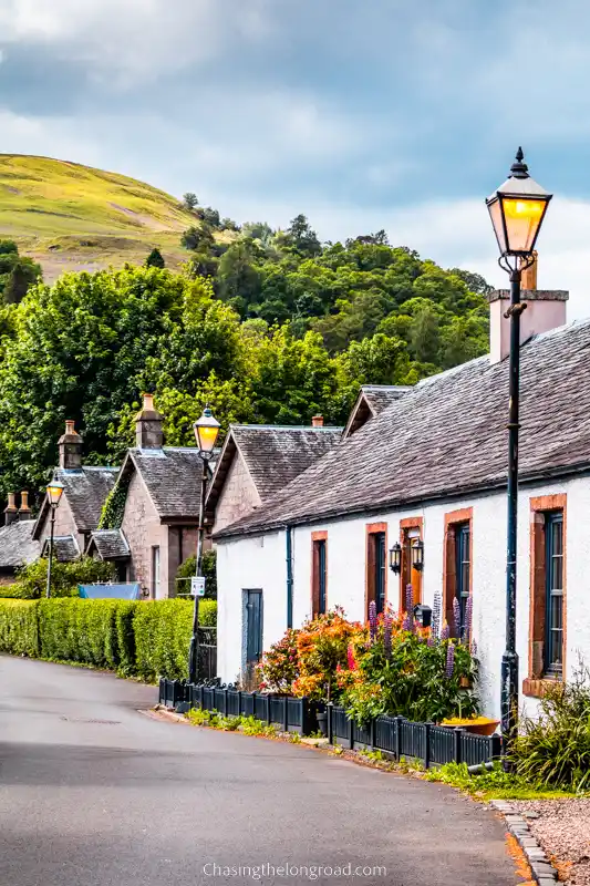 Streets of Luss village