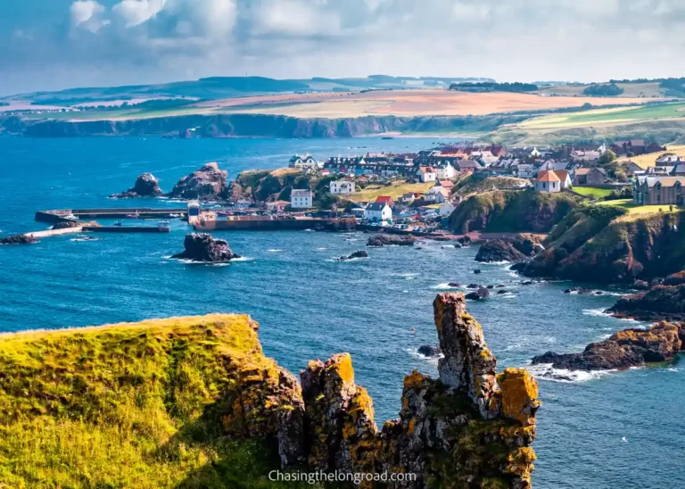 St Abbs Village aerial view