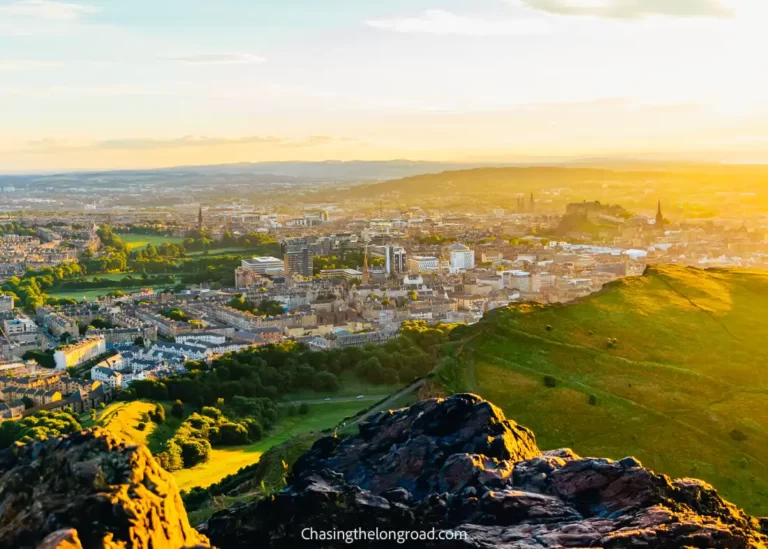 Arthur's Seat panoramic view from the summit