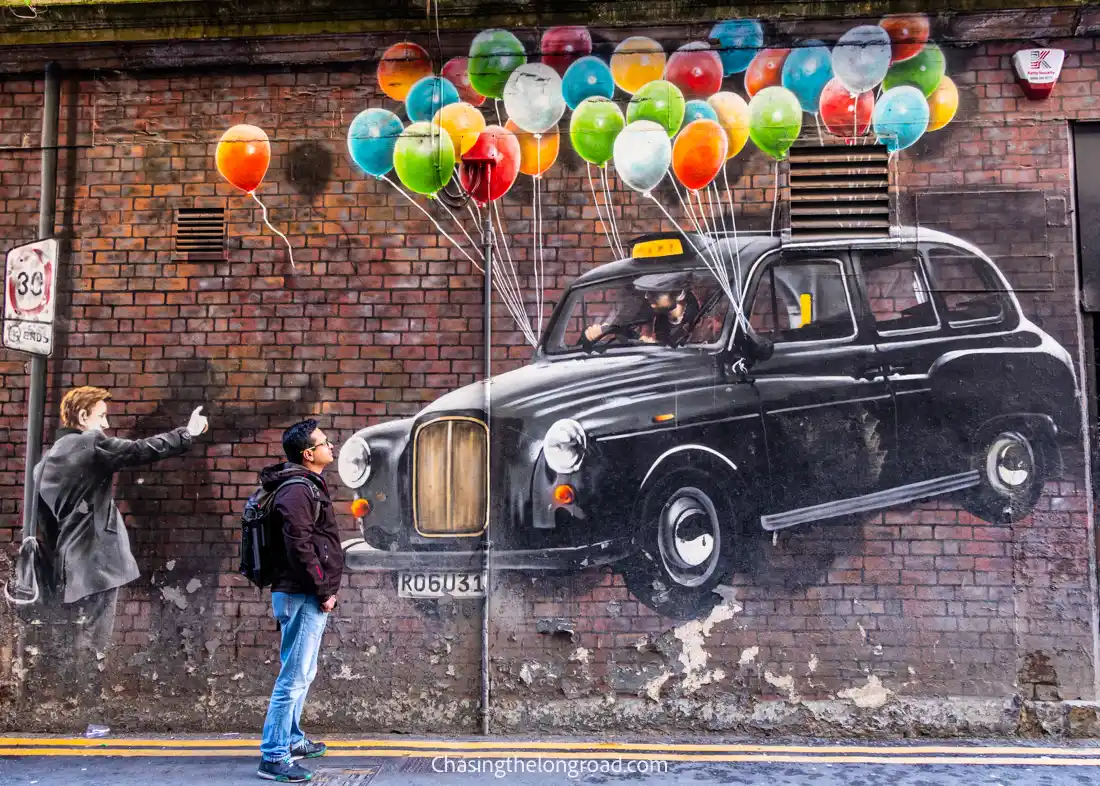 The World’s Most Economical Taxi mural