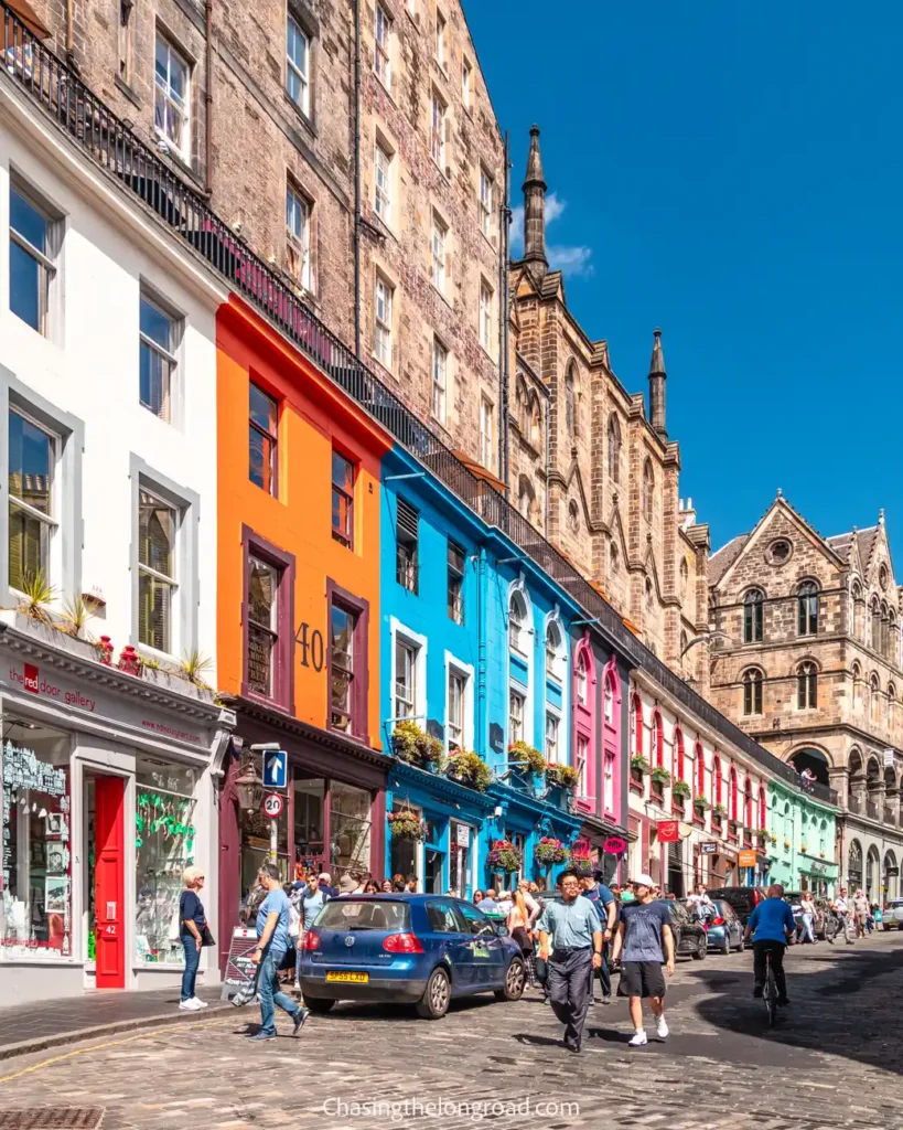 colorful houses of Victoria Street