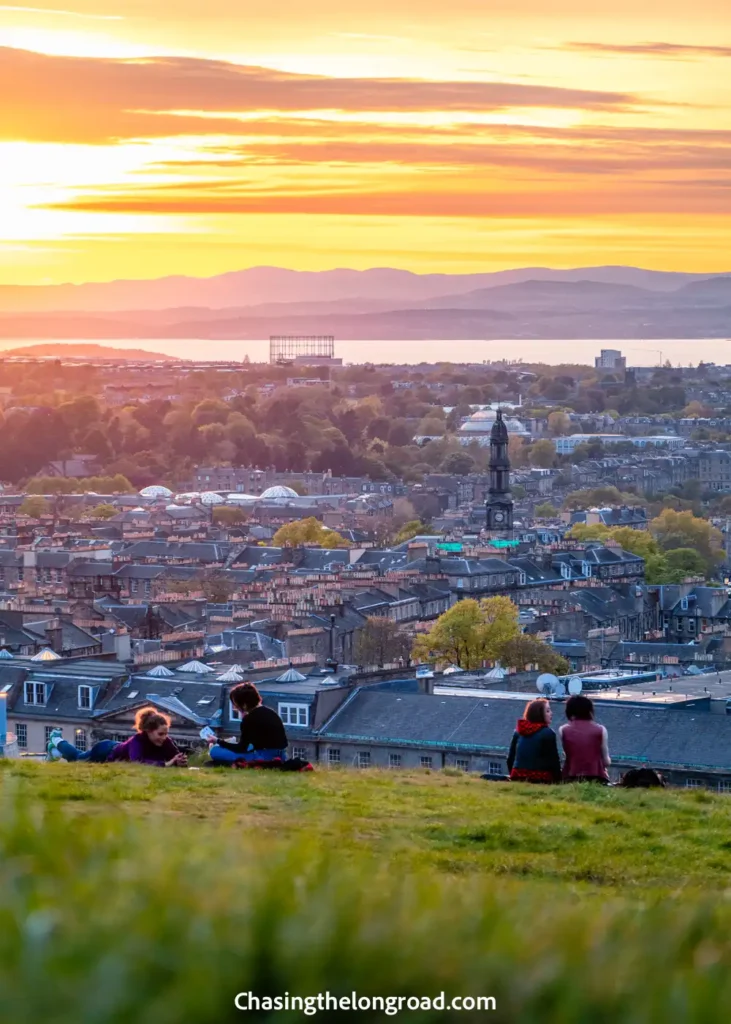 view towards the firth of forth