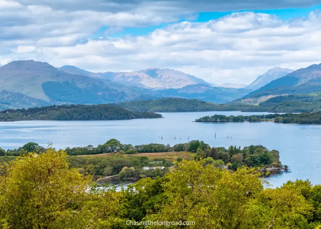 View from Inchcailloch Island