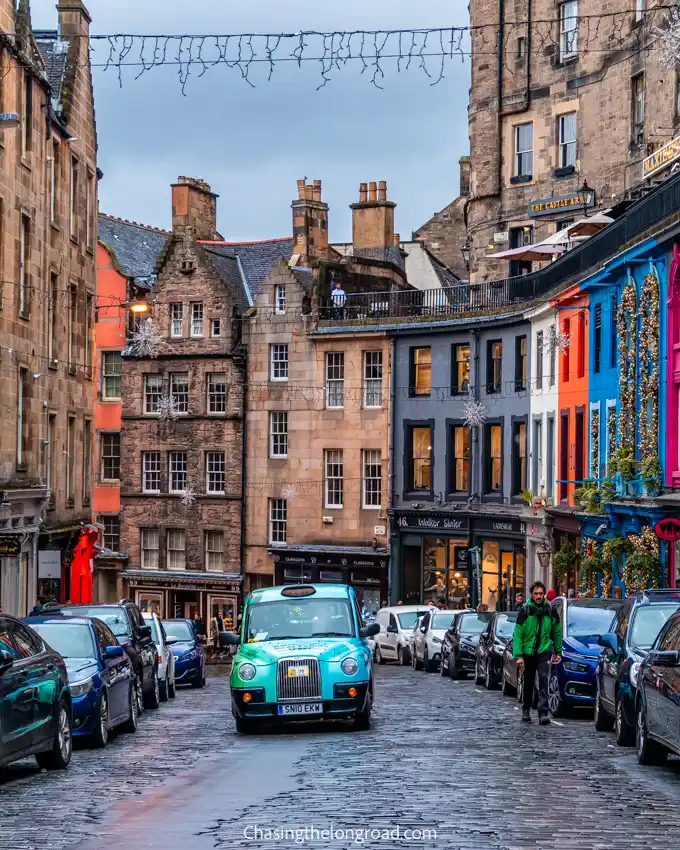 Victoria Street in rain