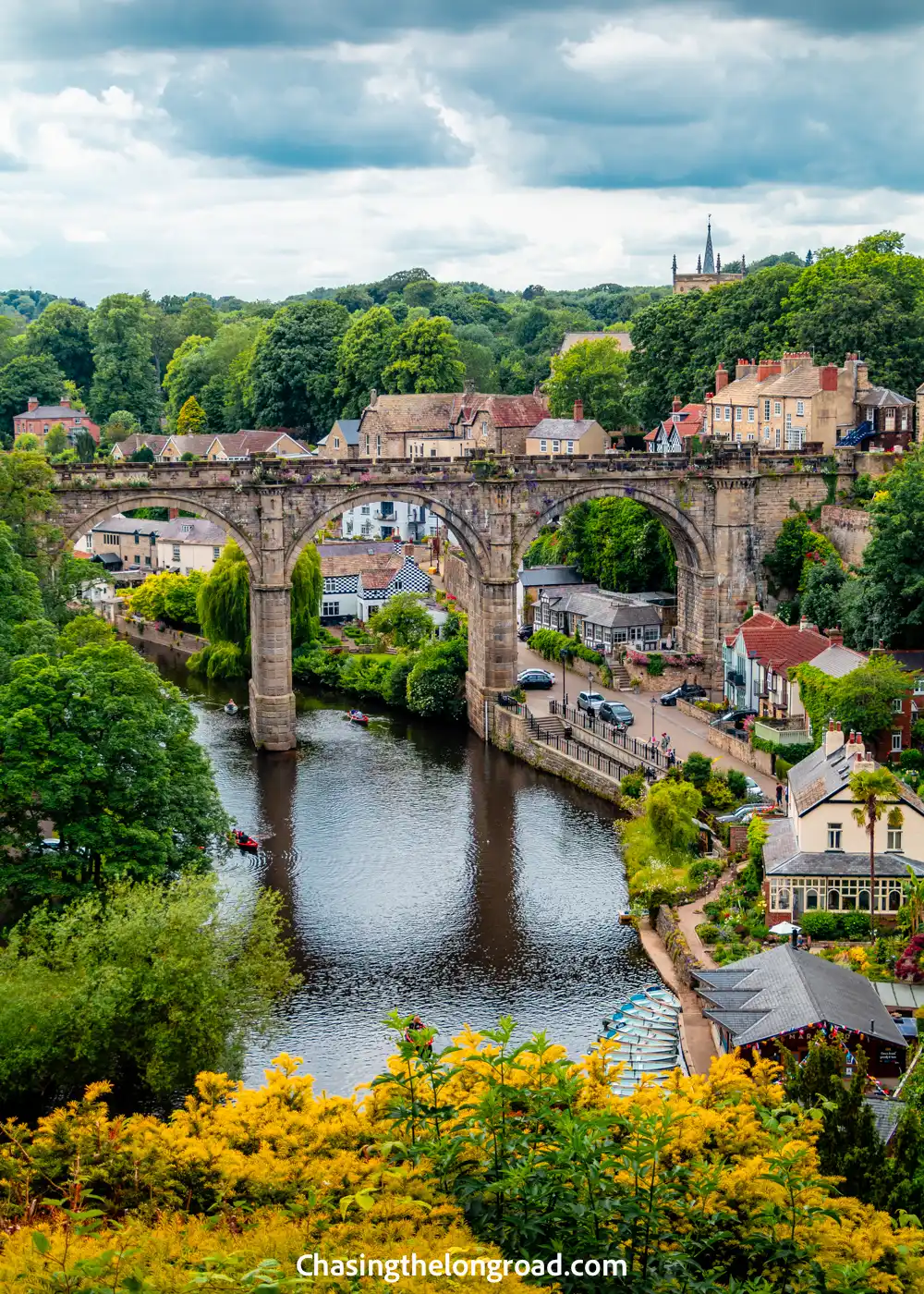 classic view of Knaresborough