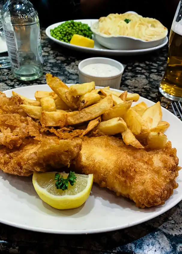 fish & chips at Magpie Cafe