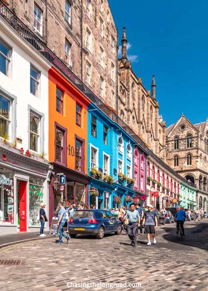 colorful houses of Victoria Street